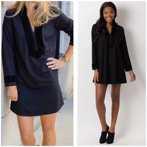 Sail to Sable Long Sleeve A-Line Tunic Dress XXS